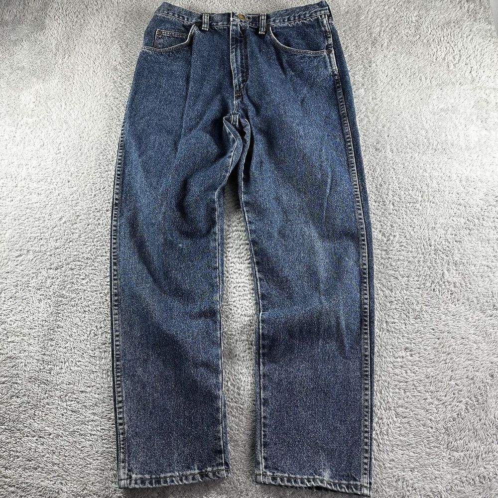 Vintage Wrangler‎ Jeans Mens 34x30 Fits 31x29 Original Straight Dark Wash USA